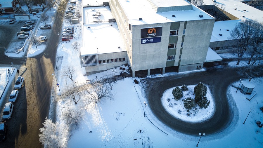Sjukhusbyggnaden i Nynäshamns centrum