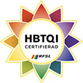 Logotyp för HBTQi-certifiering