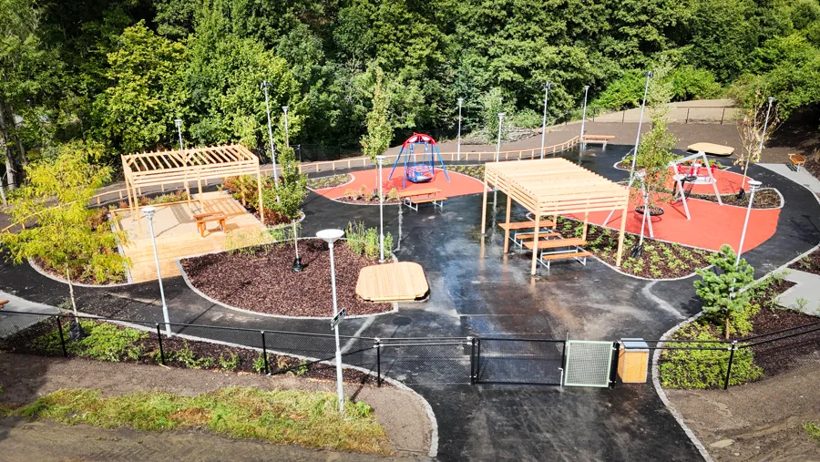 Bild på lekparken