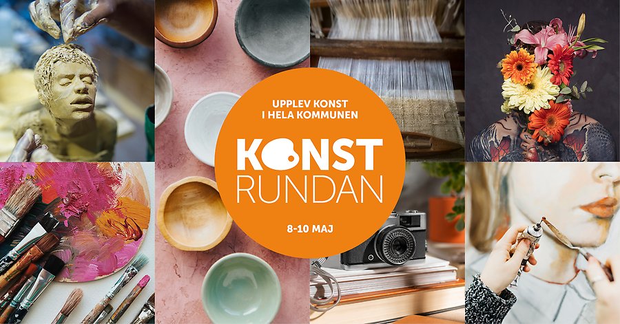 Collage med konst