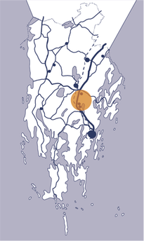 Orienteringskarta Lidatorp, Källberga, Björsta